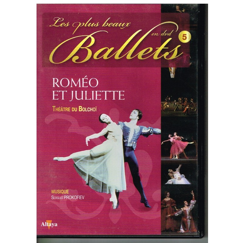 DVD ROMEO ET JULIETTE - LES PLUS BEAUX BALLETS EN DVD - N° 5  DVD ROMEO ET JULIETTE - LES PLUS BEAUX BALLETS EN DVD - N° 5