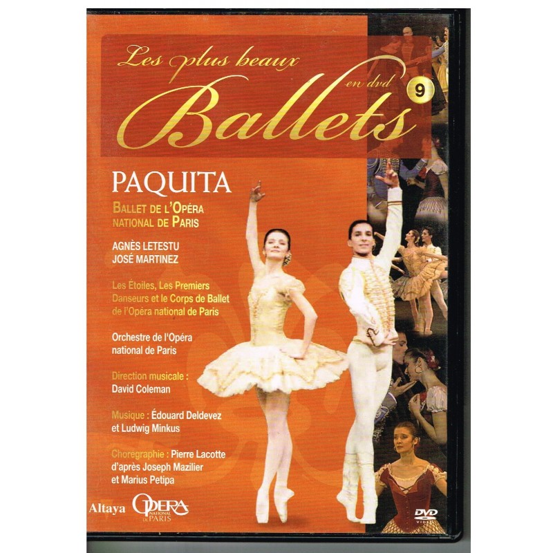 DVD PAQUITA - LES PLUS GRANDS OPERAS EN DVD - N° 9 