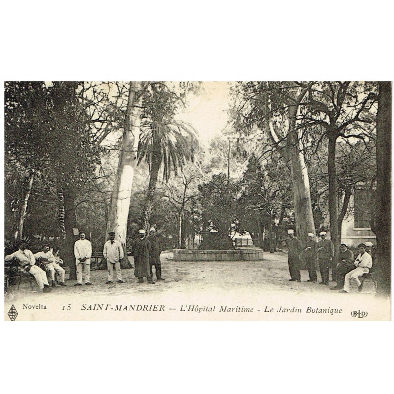 CP83 SAINT-MANDRIER - L'HÔPITAL MARITIME - LE JARDIN BOTANIQU