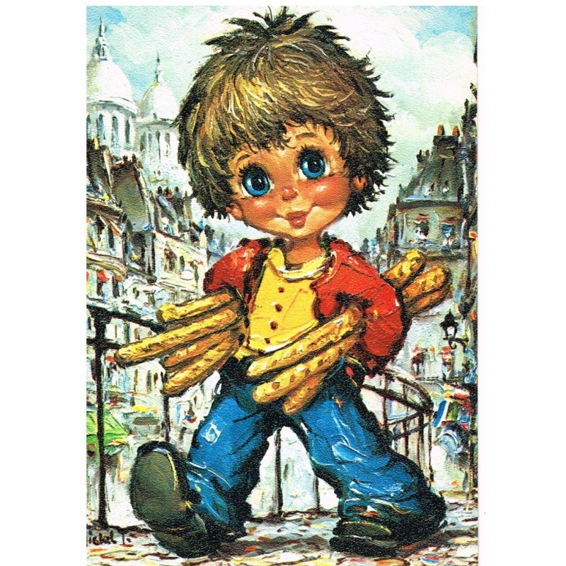 CARTE POSTALE MICHEL THOMAS - Série MUK - L'APPRENTI - C/100-1