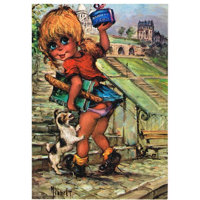 CARTE POSTALE MICHEL THOMAS - LA PETITE PARISIENNE B 102.66