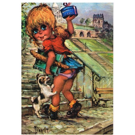 CARTE POSTALE MICHEL THOMAS - LA PETITE PARISIENNE B 102.66