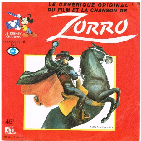 DISQUE 45 TOURS ZORRO