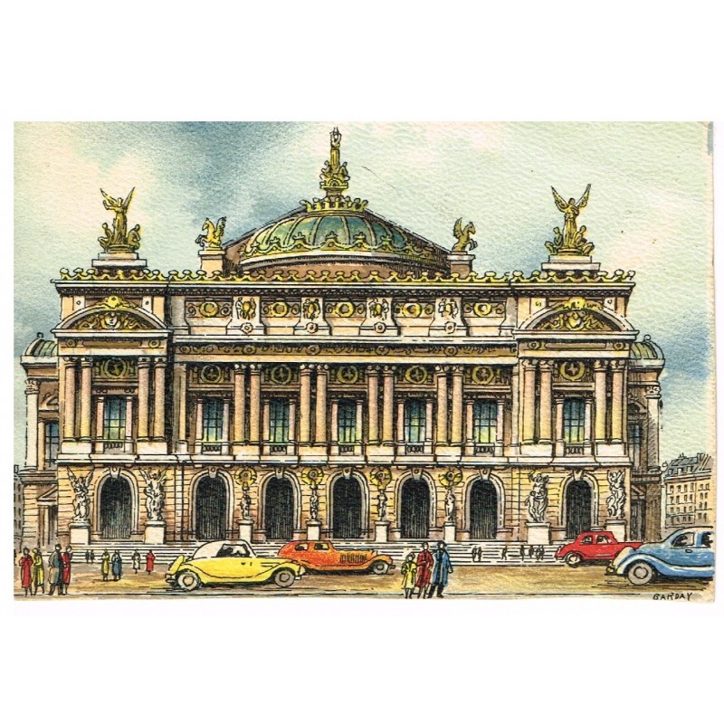 CARTE POSTALE PARIS - L'OPERA - BARRE DAYEZ