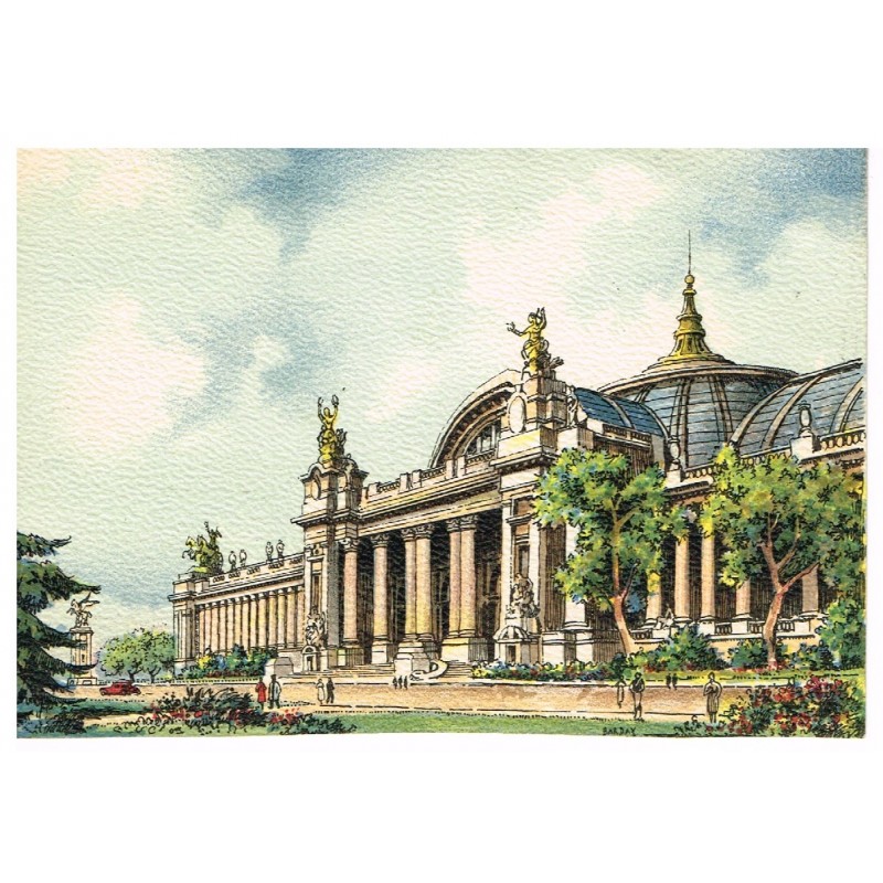 CARTE POSTALE PARIS - LE GRAND PALAIS - BARRE DAYEZ