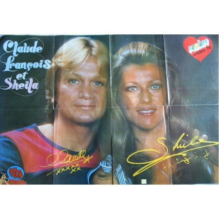 POSTER CLAUDE FRANCOIS ET SHEILA