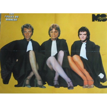 POSTER CLAUDE FRANCOIS - JOHNNY ET SARDOU