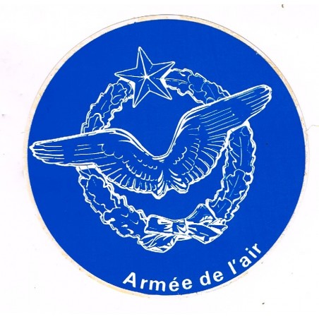 AUTOCOLLANT ARMEE DE L'AIR - COULEUR BLEUE