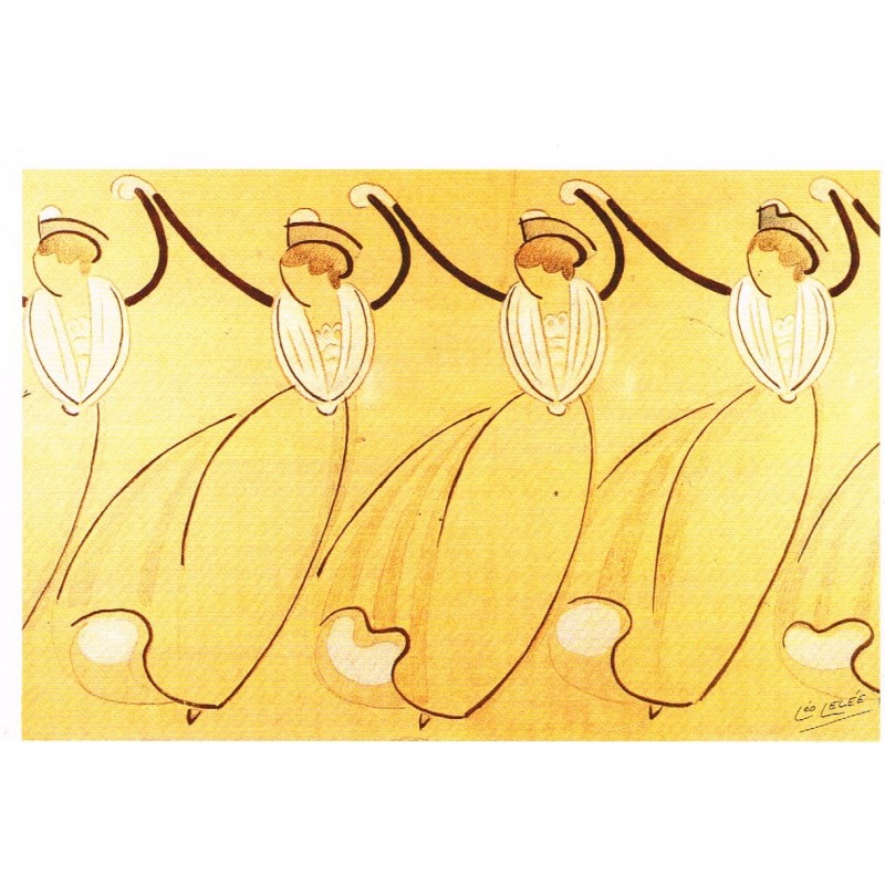 CARTE POSTALE LEO LELEE (1872-1947) LA FARANDOLE