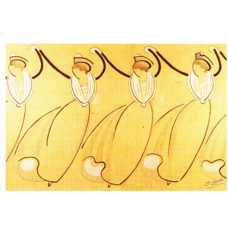 CARTE POSTALE LEO LELEE (1872-1947) LA FARANDOLE