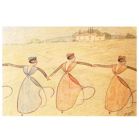 CARTE POSTALE LEO LELEE (1872-1947) FARANDOLE EN PROVENCE