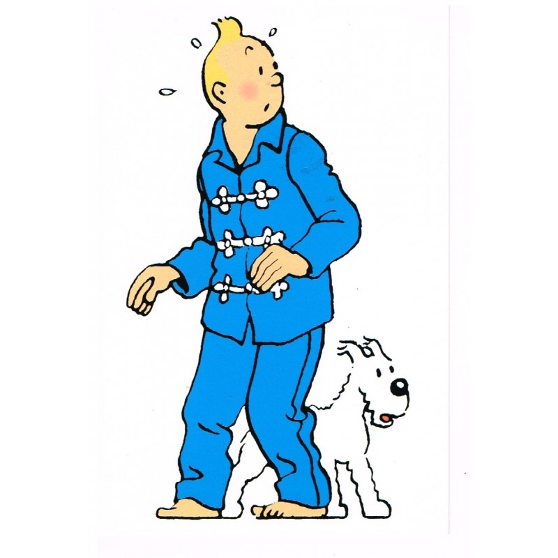 CARTE TINTIN ET MILOU - LE SCEPTRE D'OTTOKAR - N° 094.