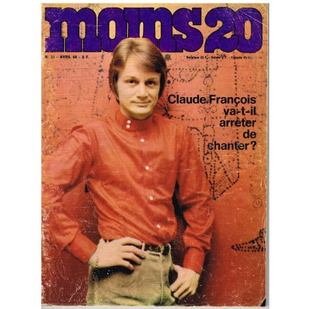 MOINS 20 N° 35 CLAUDE FRANCOIS 1968