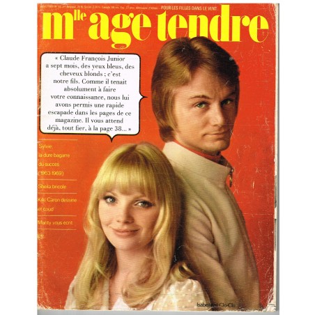 Mlle AGE TENDRE N° 52 CLAUDE FRANCOIS ET ISABELLE