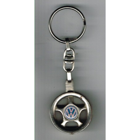 PORTE CLES  JANTE VOLKSWAGEN METAL AVEC LOGO VW