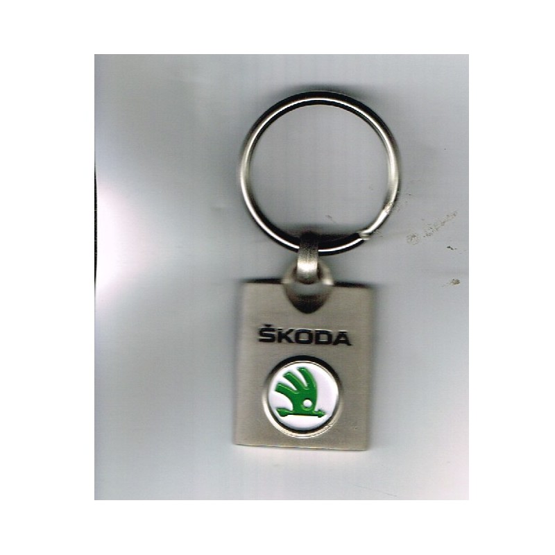 PORTE CLES SKODA METAL EMAILLE