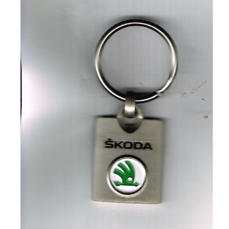 PORTE CLES SKODA METAL EMAILLE