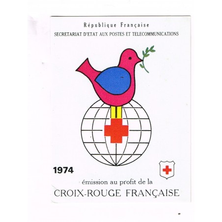 CARNET CROIX ROUGE 1974 NEUF