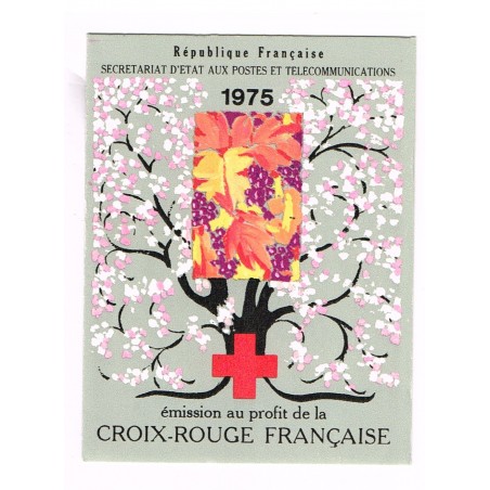 CARNET CROIX ROUGE 1975 NEUF