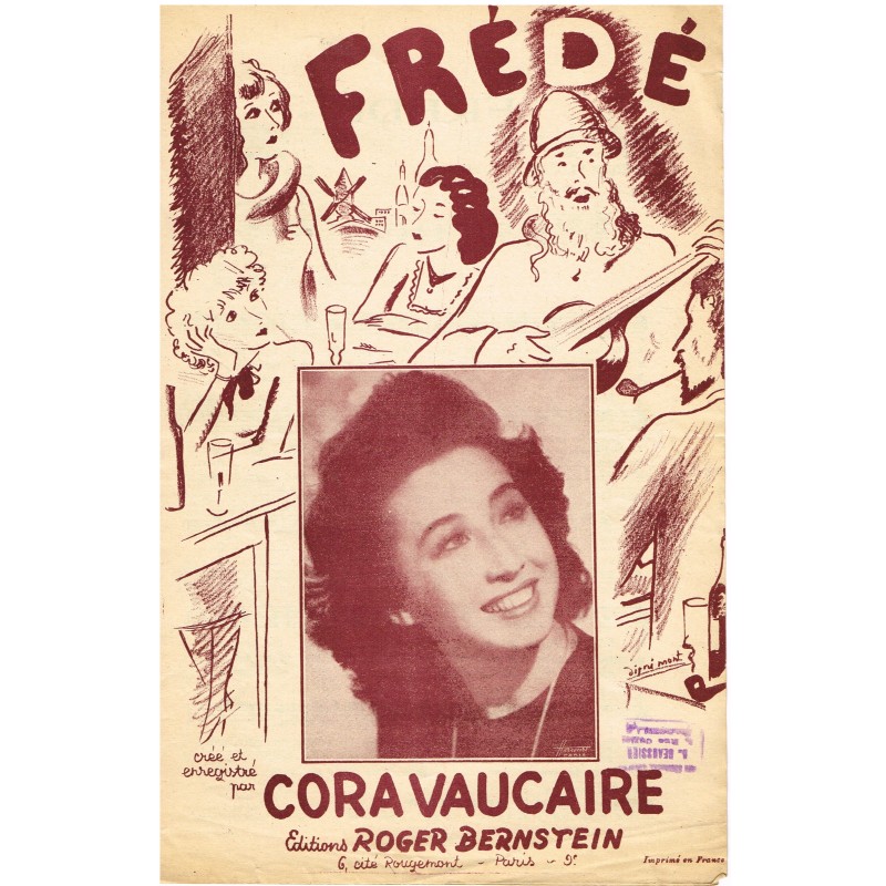 PARTITION DE CORA VAUCAIRE - FREDE