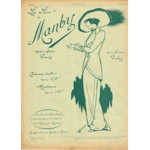 PUBLICITE ANCIENNE DE 1912 COSTUMES TAILLEUR - MANTEAUX MANBY