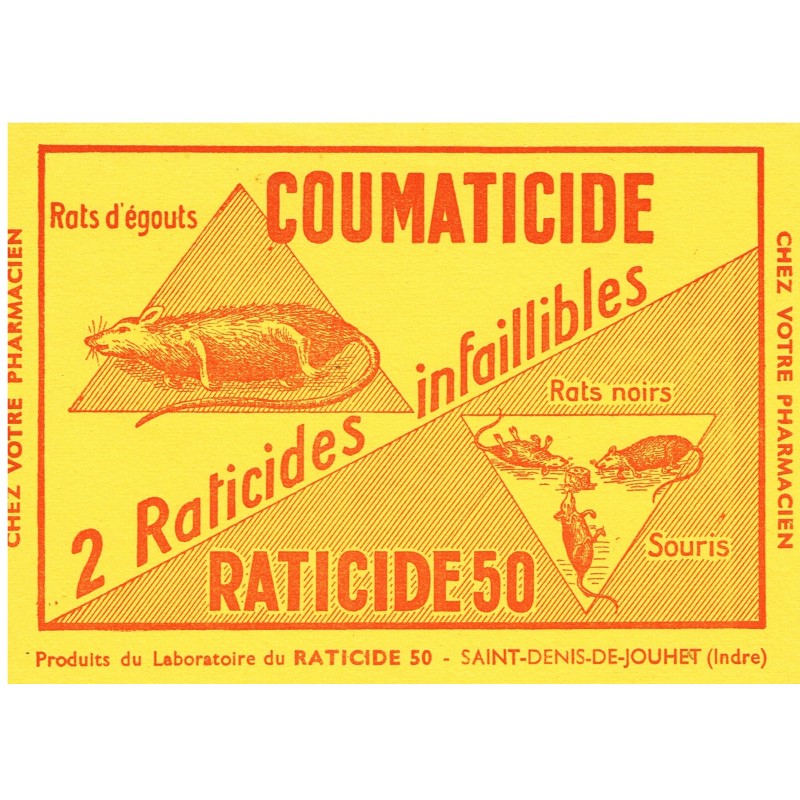 BUVARD COUMATICIDE - RATICIDE 50