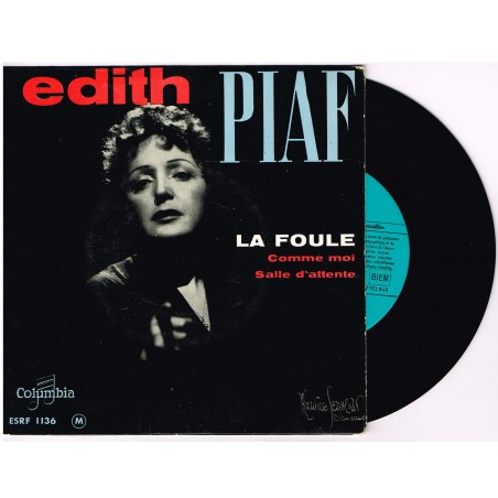 DISQUE 45 TOURS BIEM 17 cm LP EDITH PIAF