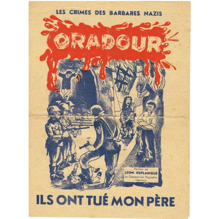 PARTITION - ORADOUR - PAROLES DE LEON DEPLANQUE