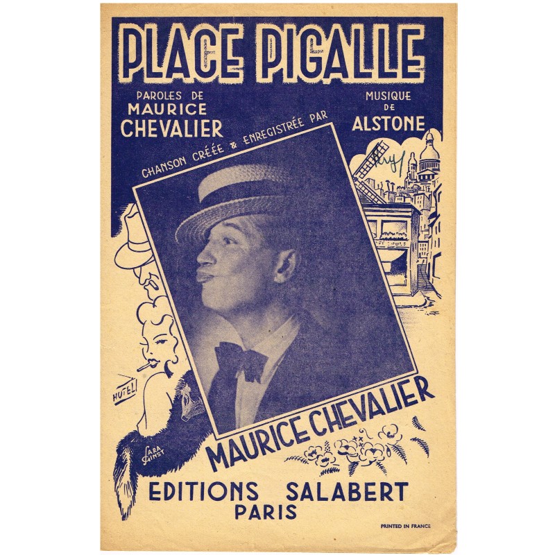 PARTITION DE MAURICE CHEVALIER - PLACE PIGALLE