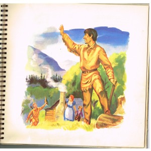 LIVRE DISQUE WALT DISNEY  - DAVY CROCKET