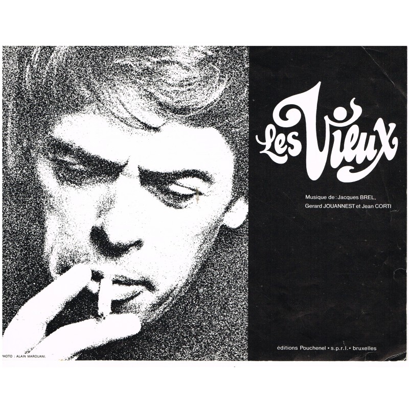 PARTITION DE JACQUES BREL- LES VIEUX