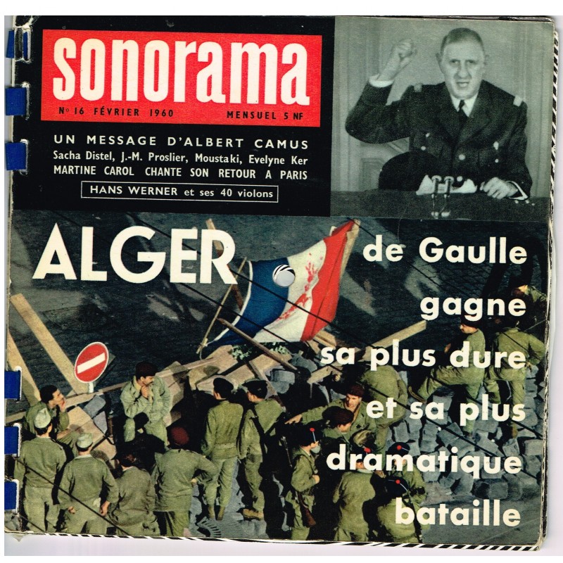MAGAZINE SONORE SONORAMA N° 16 - FEVRIER 1960