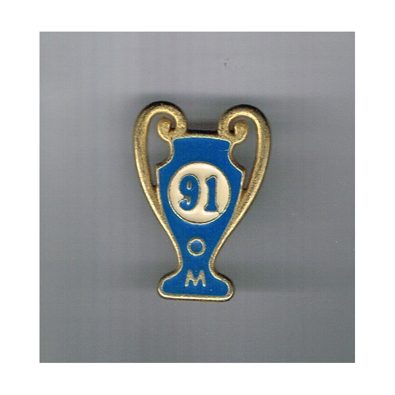 PIN'S DE L'OM  - COUPE D'EUROPE 91