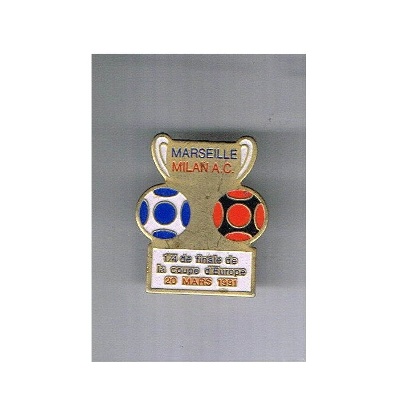PIN'S DE MARSEILLE - MILAN A.C.  PIN'S DE MARSEILLE - MILAN A.C.