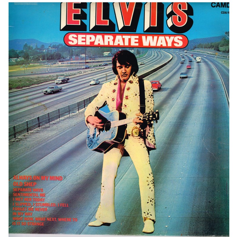 DISQUE 33 TOURS - ELVIS PRESLEY- ELVIS - SEPARE WAYS