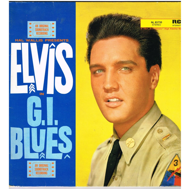 DISQUE 33 TOURS - ELVIS PRESLEY- ELVIS IN G.I. BLUES