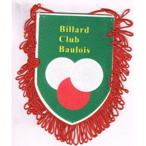 FANION BILLARD CLUB BAULOIS