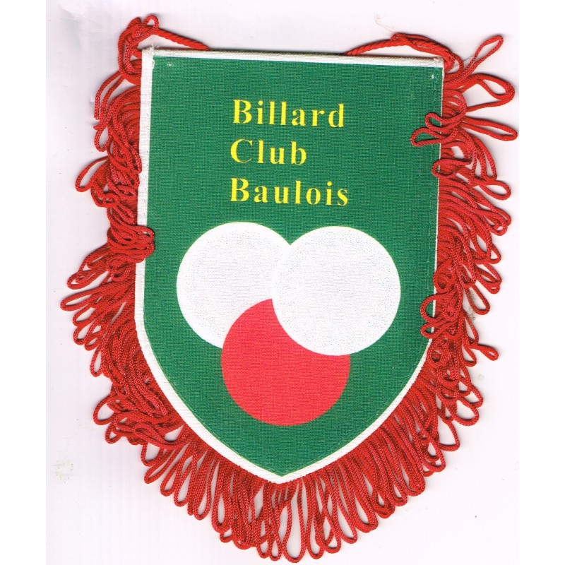 FANION BILLARD CLUB BAULOIS