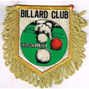 FANION BILLARD CLUB COURCELLOIS