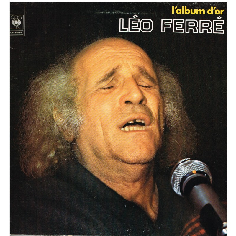 DISQUE 33 TOURS LEO FERRE - L'ALBUM D'OR 