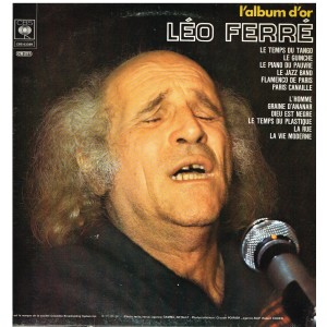 DISQUE 33 TOURS LEO FERRE - L'ALBUM D'OR 