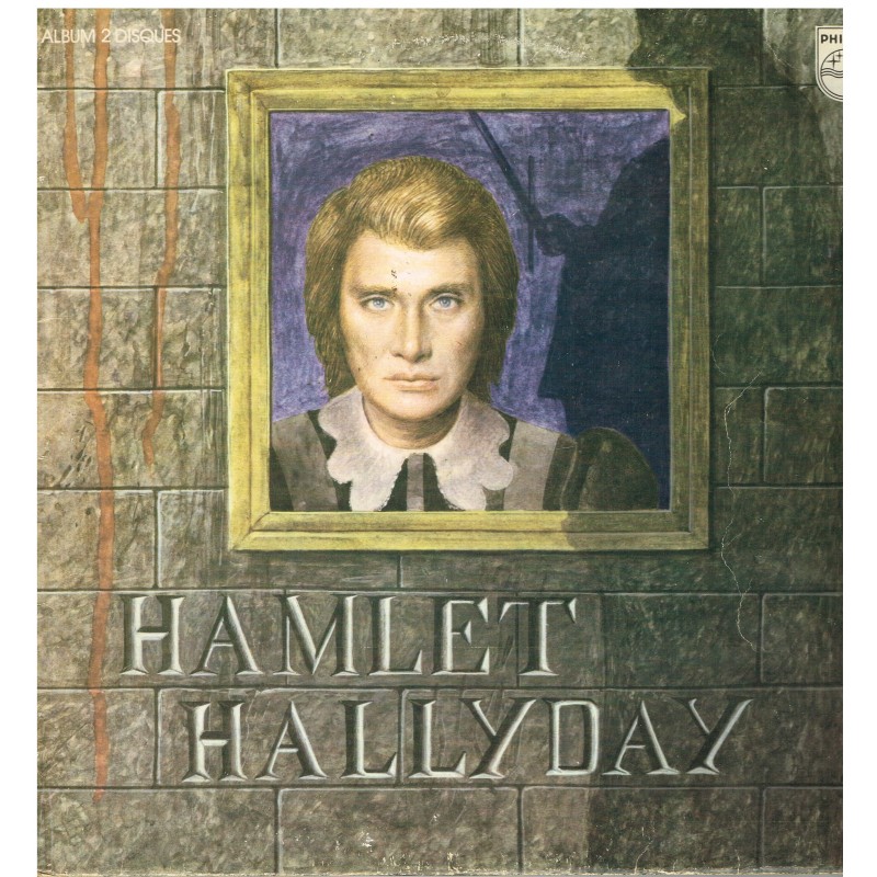DISQUE 33 TOURS  JOHNNY HALLYDAY DOUBLE ALBUM HAMLET HALLYDAY