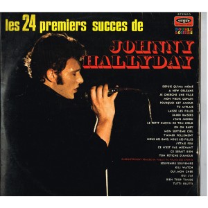 DISQUES 33 TOURS  ALBUM JOHNNY HALLYDAY - LES 24 PREMIERS SUCCES DE JOHNNY  HALLYDAY