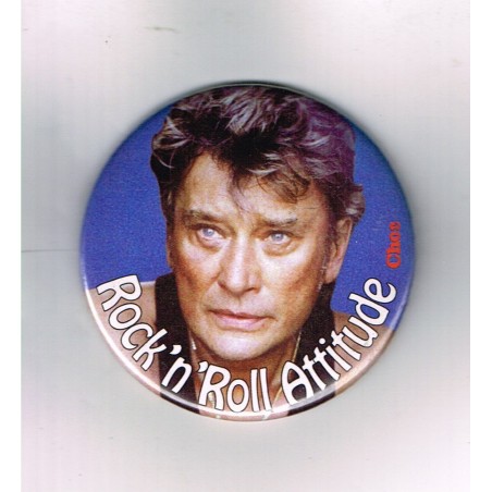 EPINGLETTE BROCHE JOHNNY HALLYDAY ROCK'N'ROLL ATTITUDE