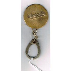 PORTE CLES EROTIQUE MASCOTTE - FEMME NUE METAL EMAILLE