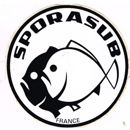 AUTOCOLLANT CHASSE SOUS MARINE - SPORASUB FRANCE