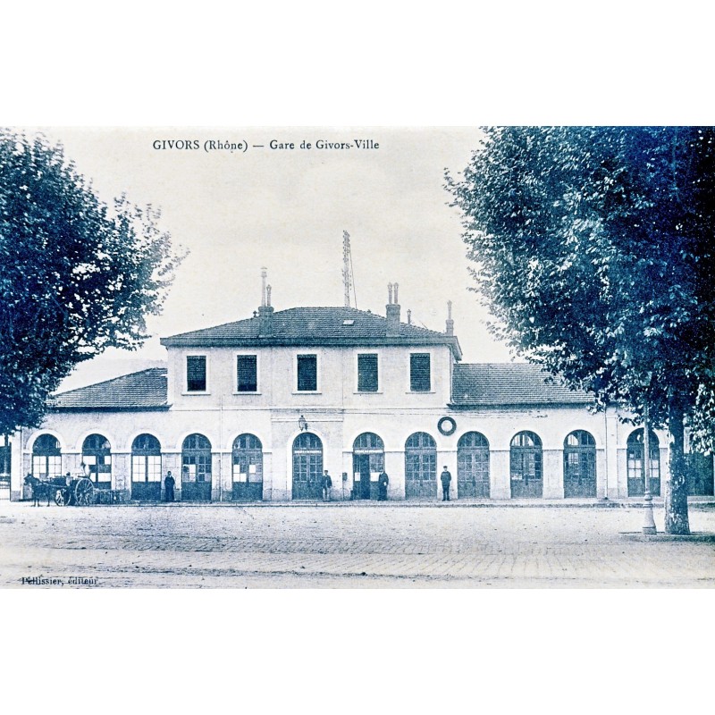 Carte Postale du Rhône 69 GIVORS GARE DE GIVORS VILLE