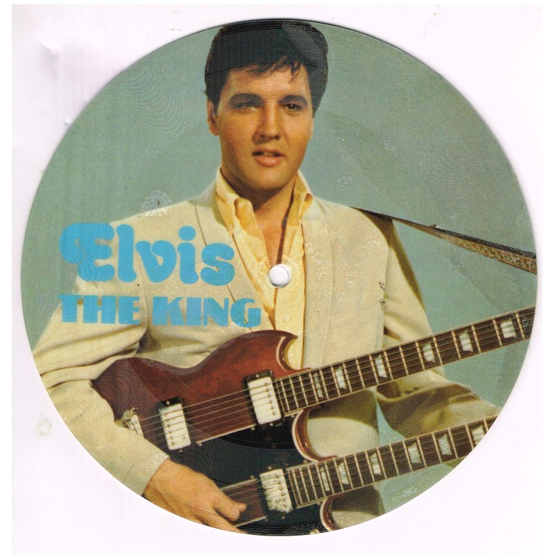 PICTURE DISQUE 45 TOURS  ELVIS PRESLEY - THE KING - RIP IT UP