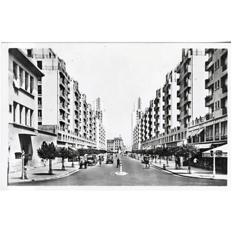 cp69-villeurbanne-les-gratte-ciel-avenue-de-l-hotel-de-ville