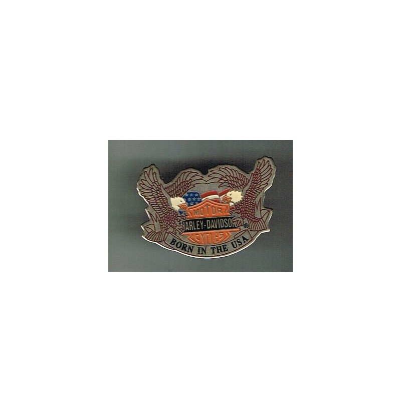 PIN'S HARLEY DAVIDSON  - MOTORS CYCLES - BORN IN THE USA PIN'S HARLEY DAVIDSON  - MOTORS CYCLES - BORN IN THE USA
